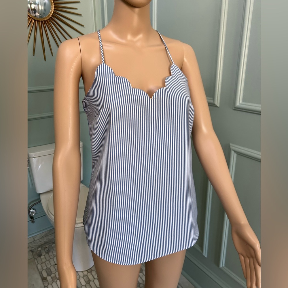 J.Crew Scallop Tank Top